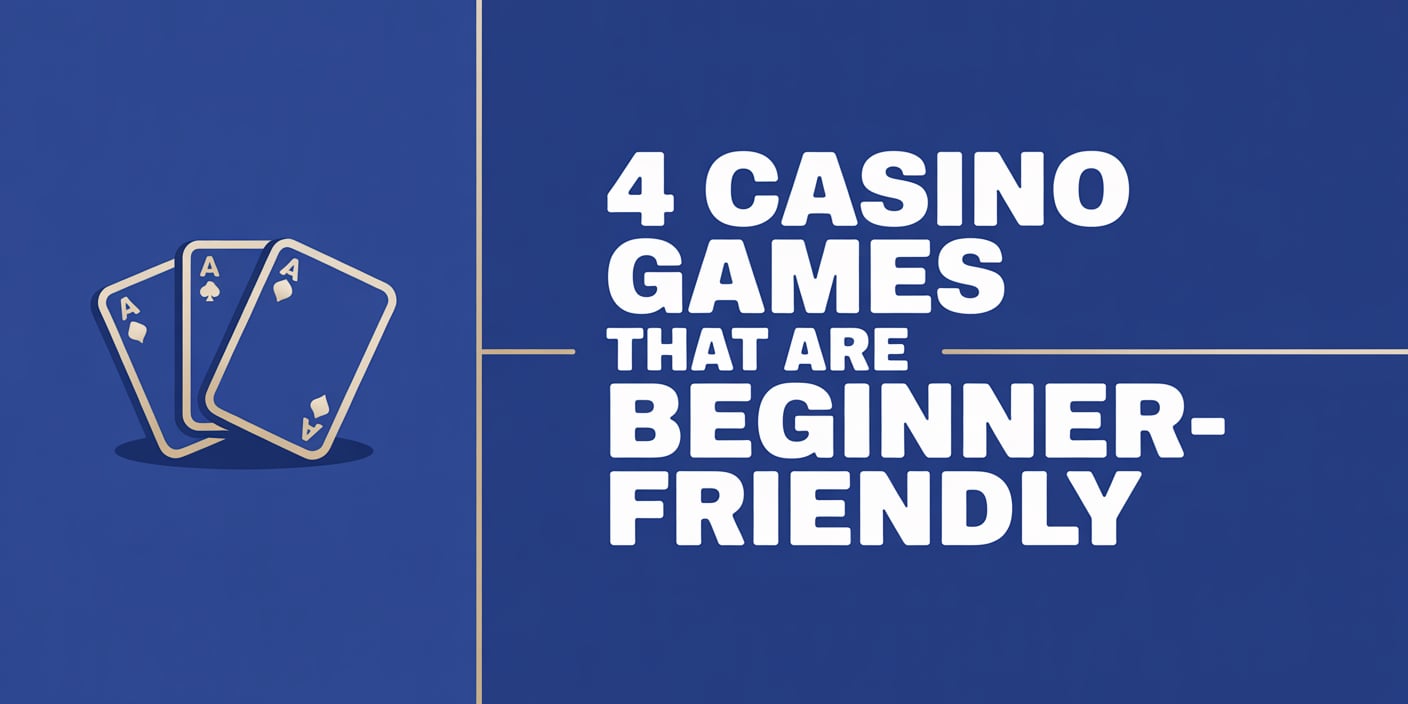 4 Casino Games That Are Beginner-Friendly